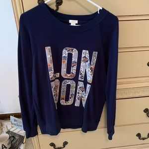 J Crew London Sweatshirt